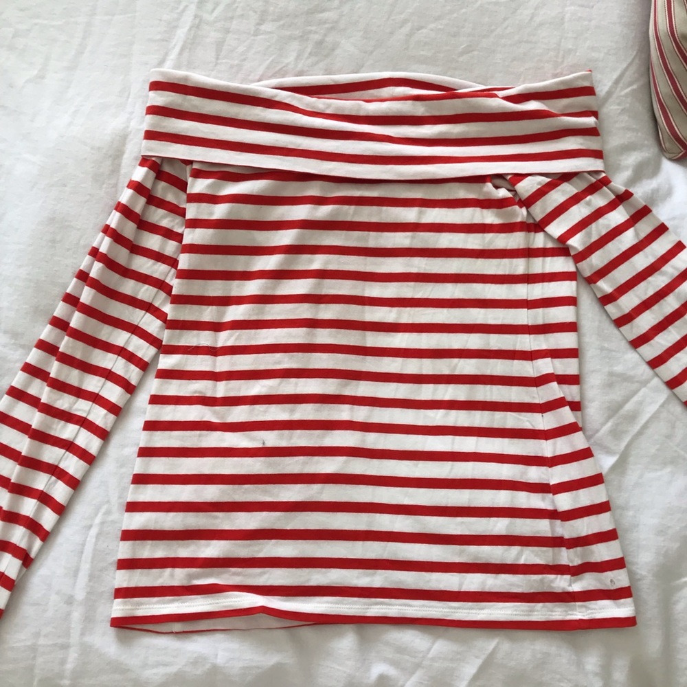 J.Crew off-the-shoulder top